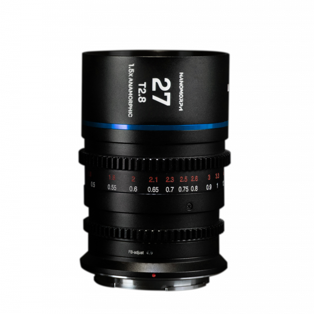 Laowa Venus Optics obiettivo 27 T2.8 NanoMorph Blue per EOSR Cine